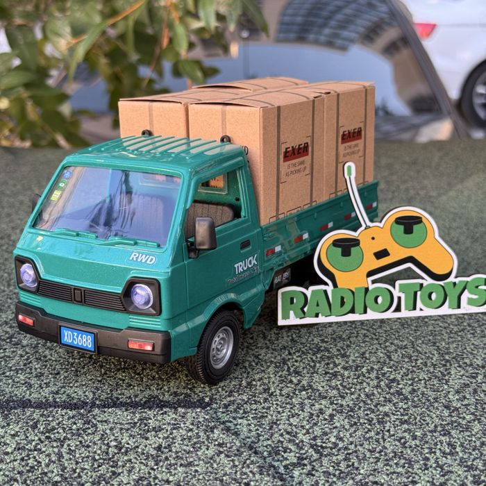 Грузовик на радиоуправлении Suzuki Carry зеленый | Самосвал на пульте