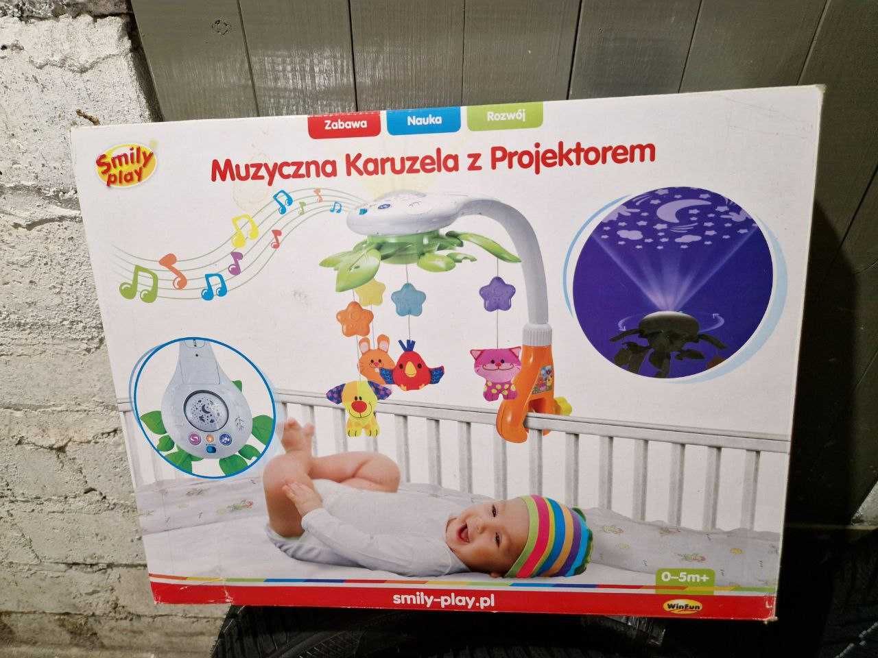 Muzyczna karusela z projektorem