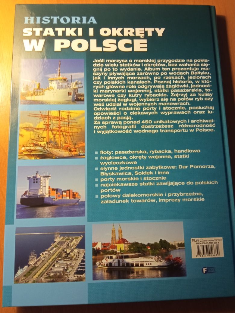 Książka Statki i okręty w Polsce