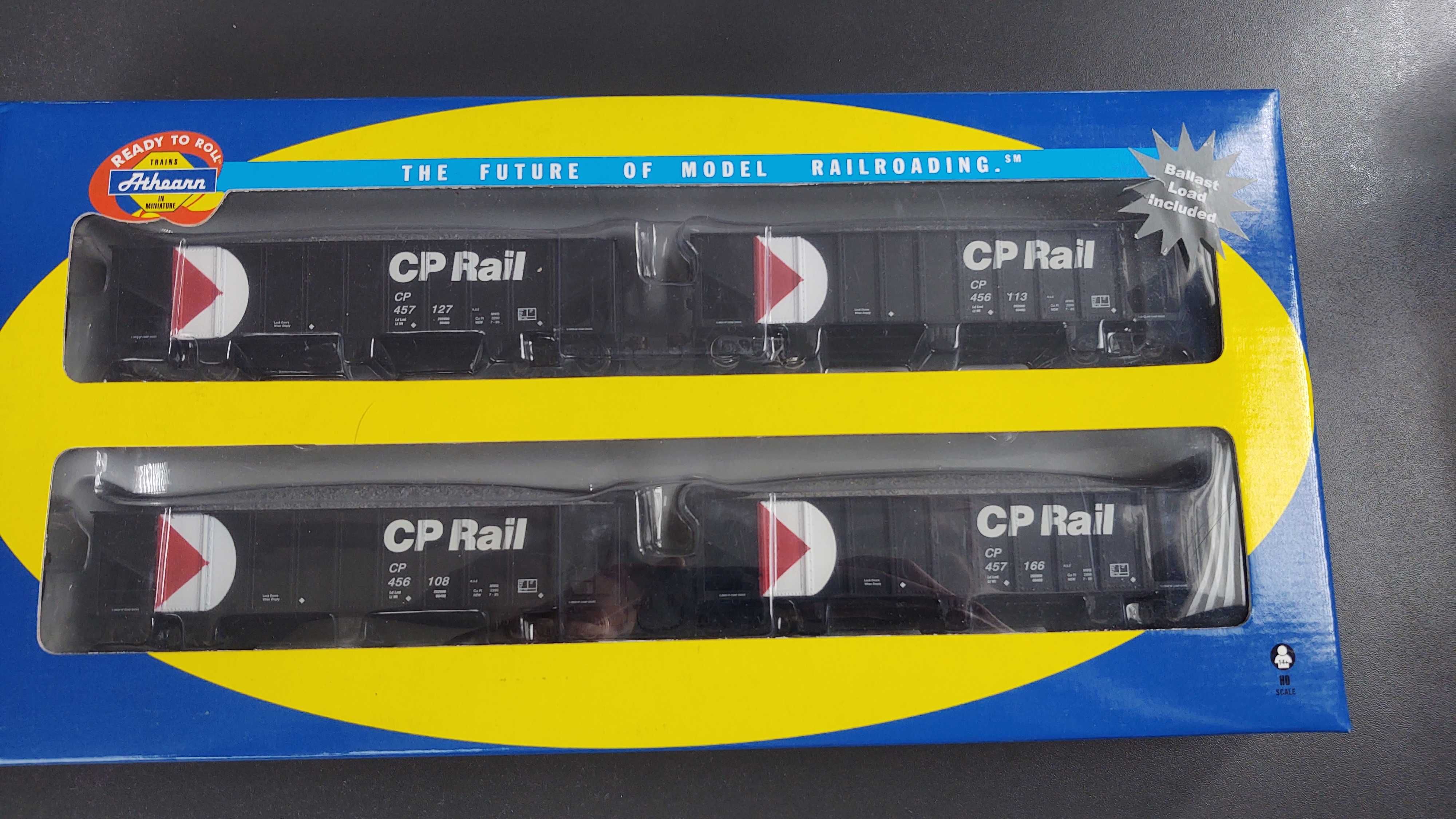 Wagony Athearn CP Rail 4PACK. H0. 40' Outside Braced Ballast Hopper