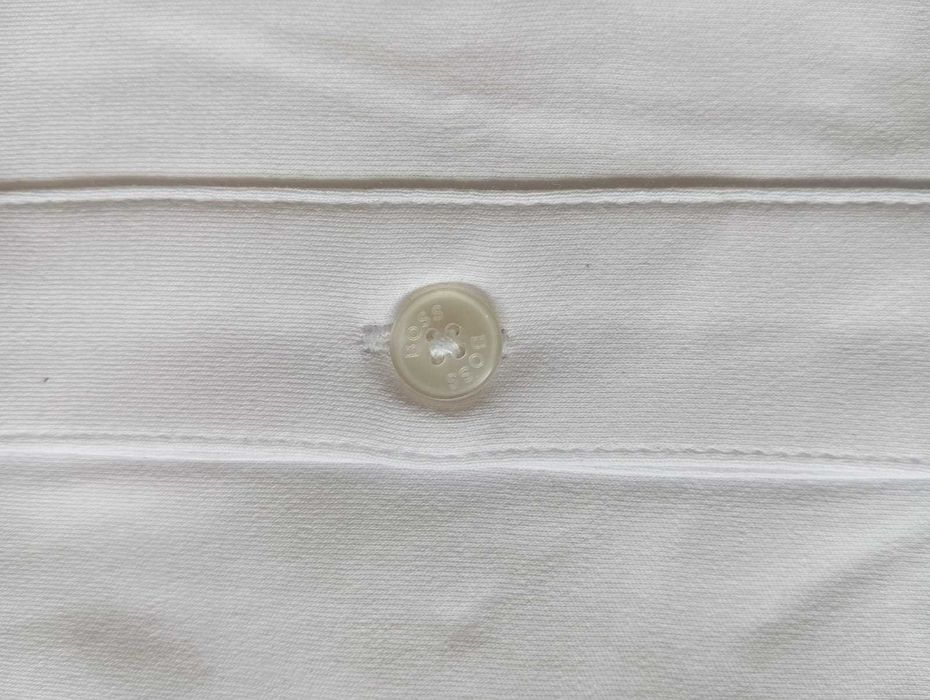 Koszulka polo Hugo Boss regular fit, biała rozmiar L promocja