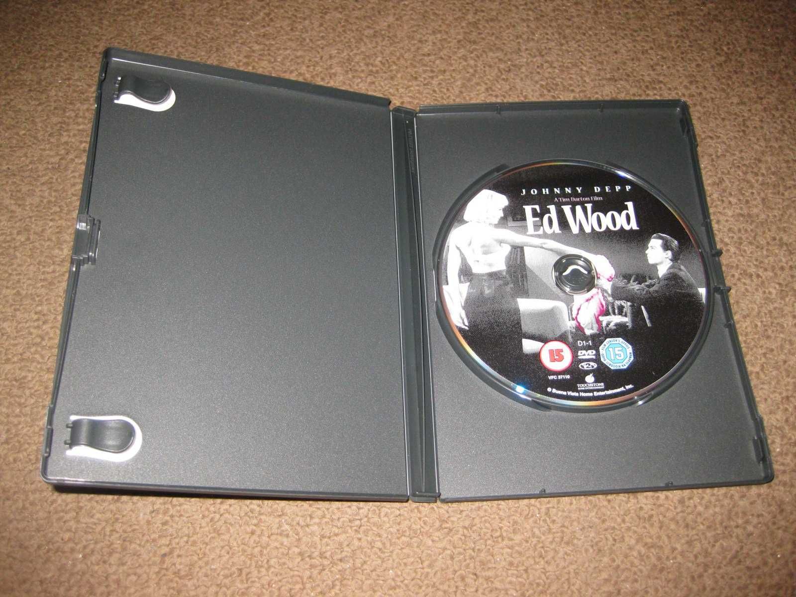 DVD "Ed Wood" com Johnny Depp/Raro!