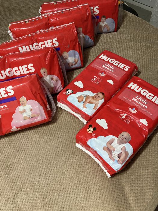 Підгузки трусики памперси huggies little movers pants 3 4 5 6 розмір