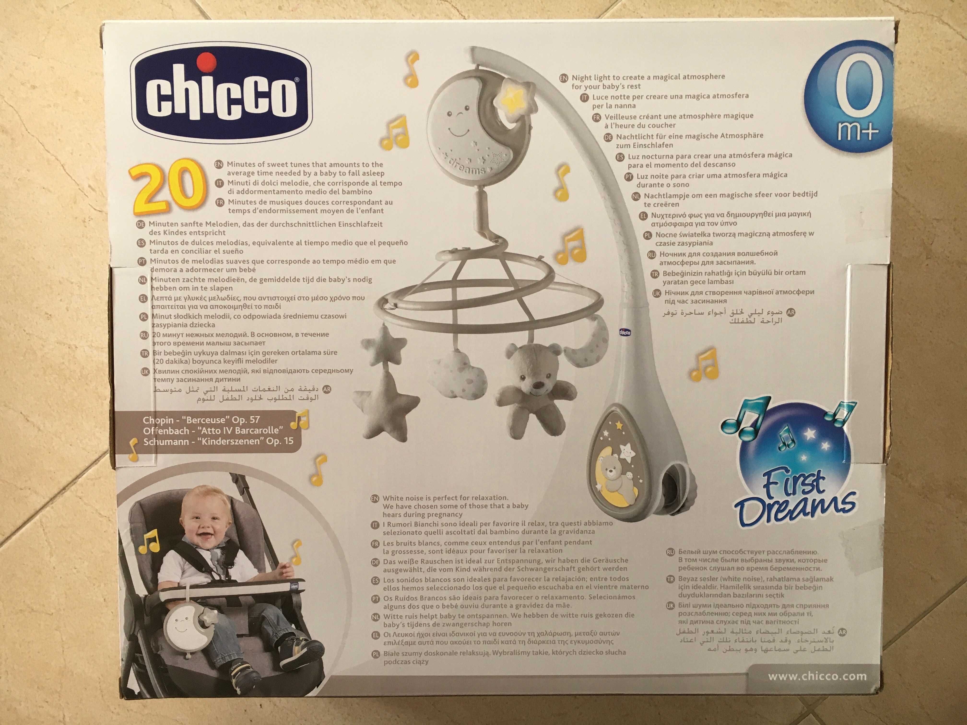 Móbile Next 2 Dreams Chicco, Creme