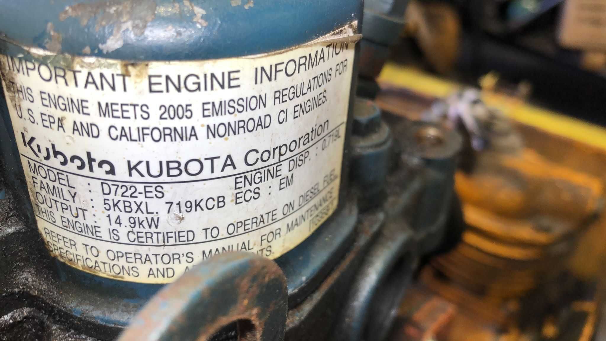 Motor Kubota D722