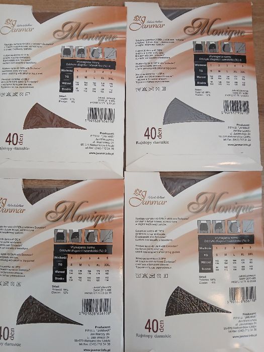 Rajstopy laycra 40 DEN  roz. L-3 (4 pary)  (23A)