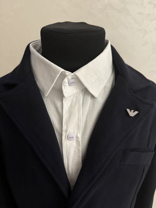 Піджак штани сорочка жилетка шкільний одяг 146 ріст