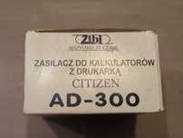 Zasilacz do kalkulatorów z drukarka Citizen AD-300