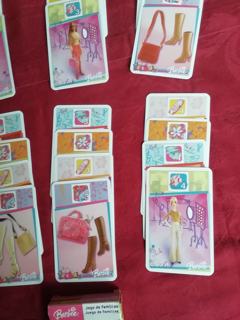 Baralho de cartas Barbie