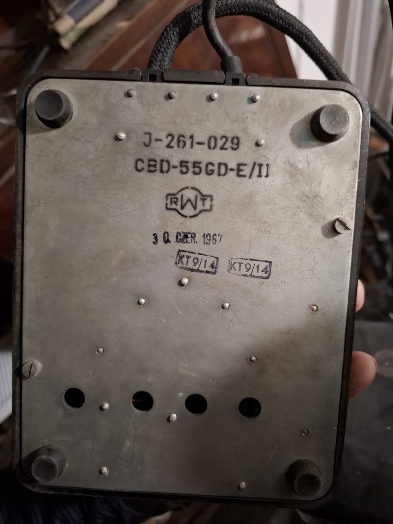 Telefon z bakelitu 1967r.