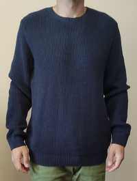 Sweter Barbour rozmiar M 100% bawełna używany granatowy