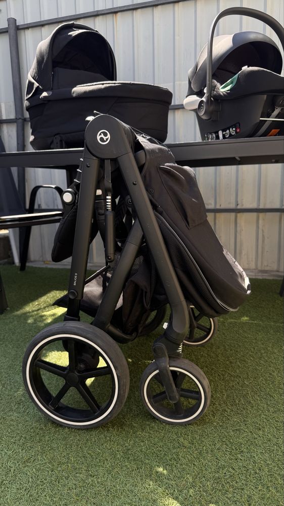 Колиска Cybex Balios S Lux 2024 Moon Black