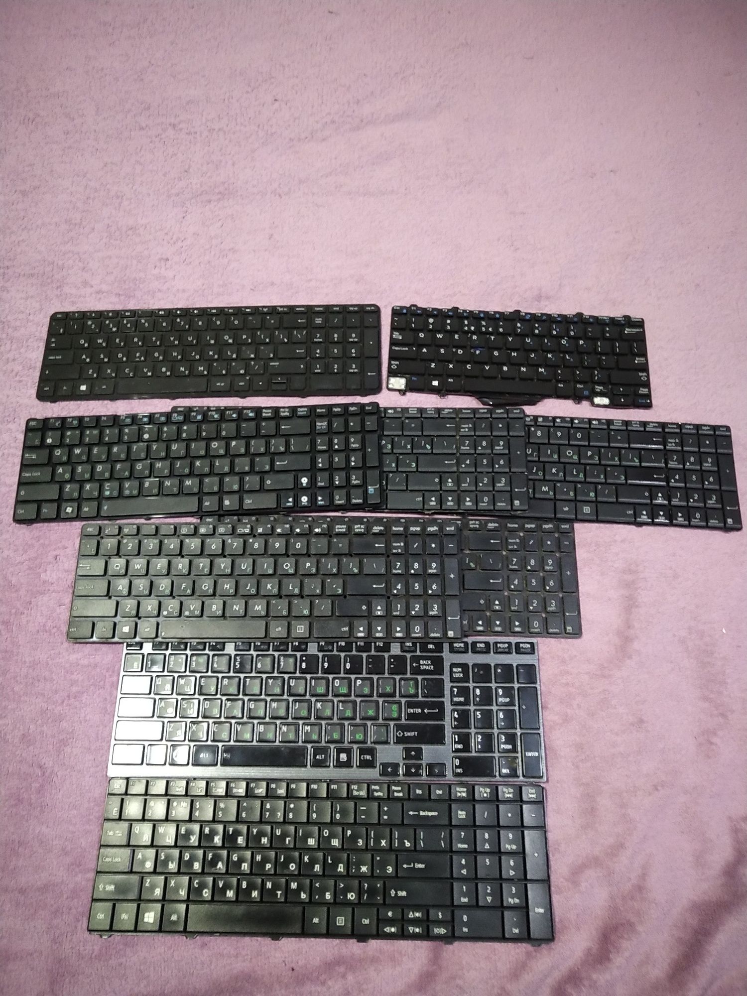 Клавіатура для ноутбука, різні.