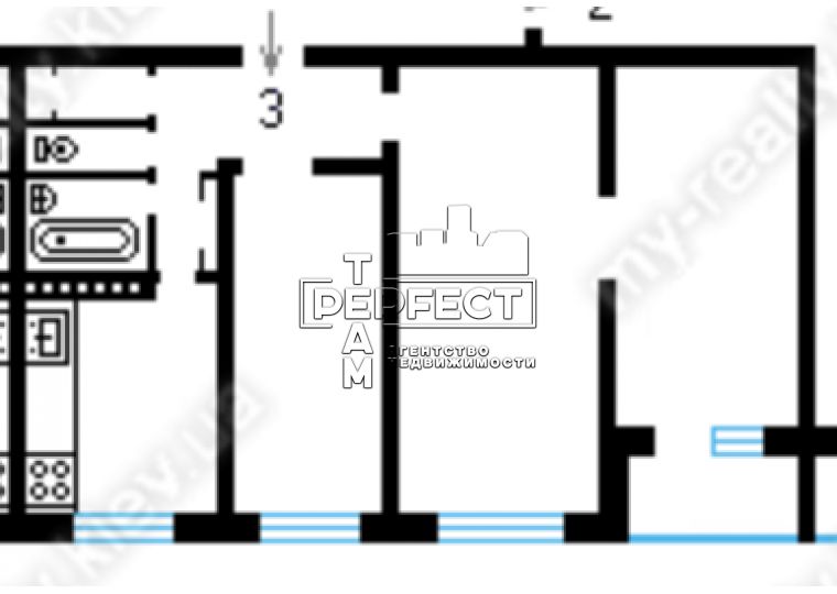 Продаж 3-кімнатної квартири на Доманицького 4 (Генерала Потапова)
