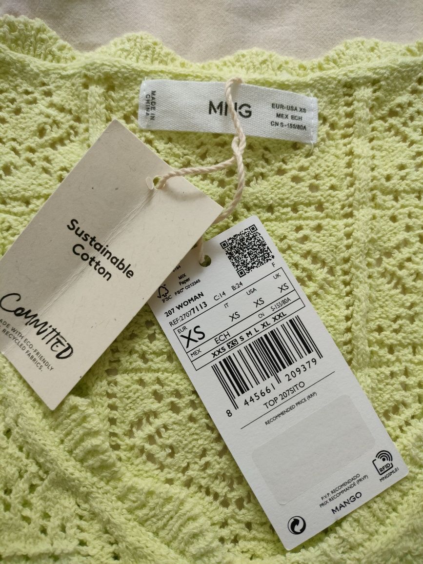 Nowy Szydelkowy Top Mango
