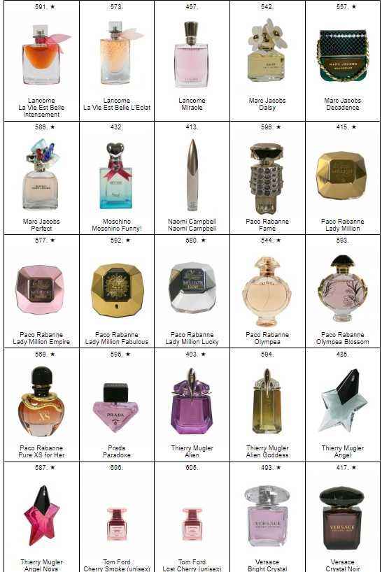 Perfum Glantier damski męski wszytskie zapachy 50ml