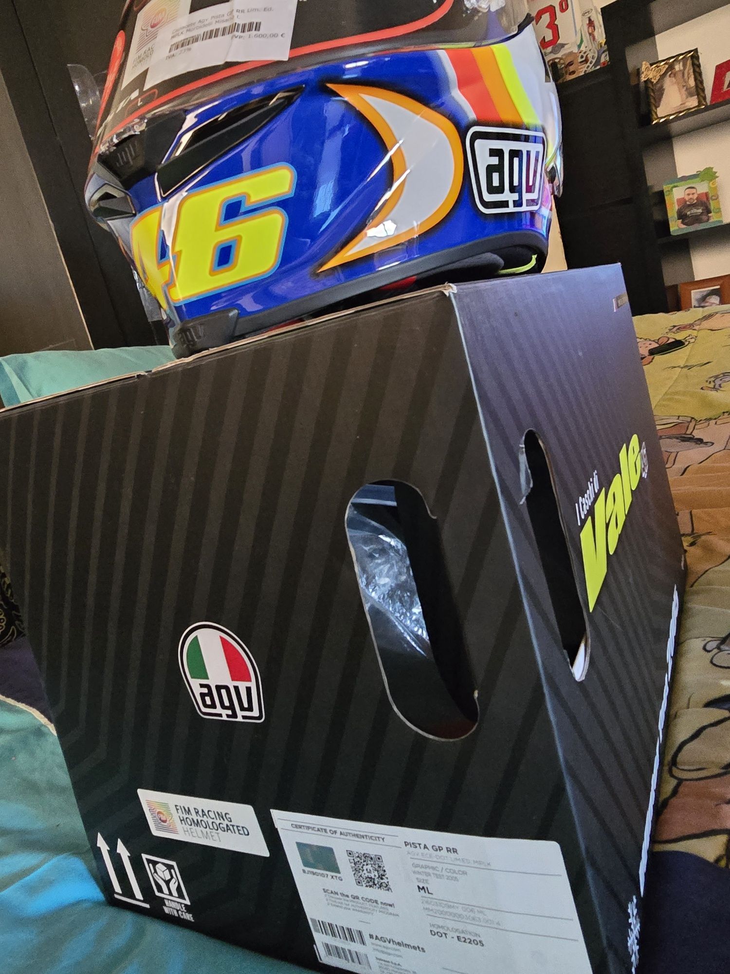 Capacete AGVPISTAGPRR valentino