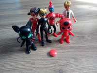 Figurki/ postacie z bajki Biedronka i Czarny Kot (zestaw)