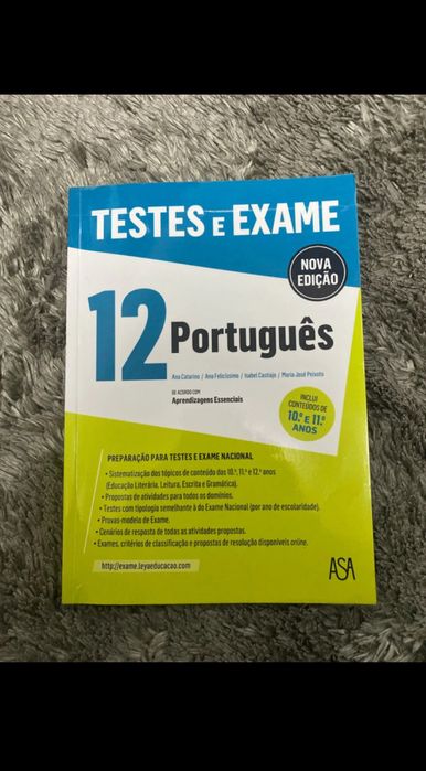 Livro preparação para testes e exames de português
