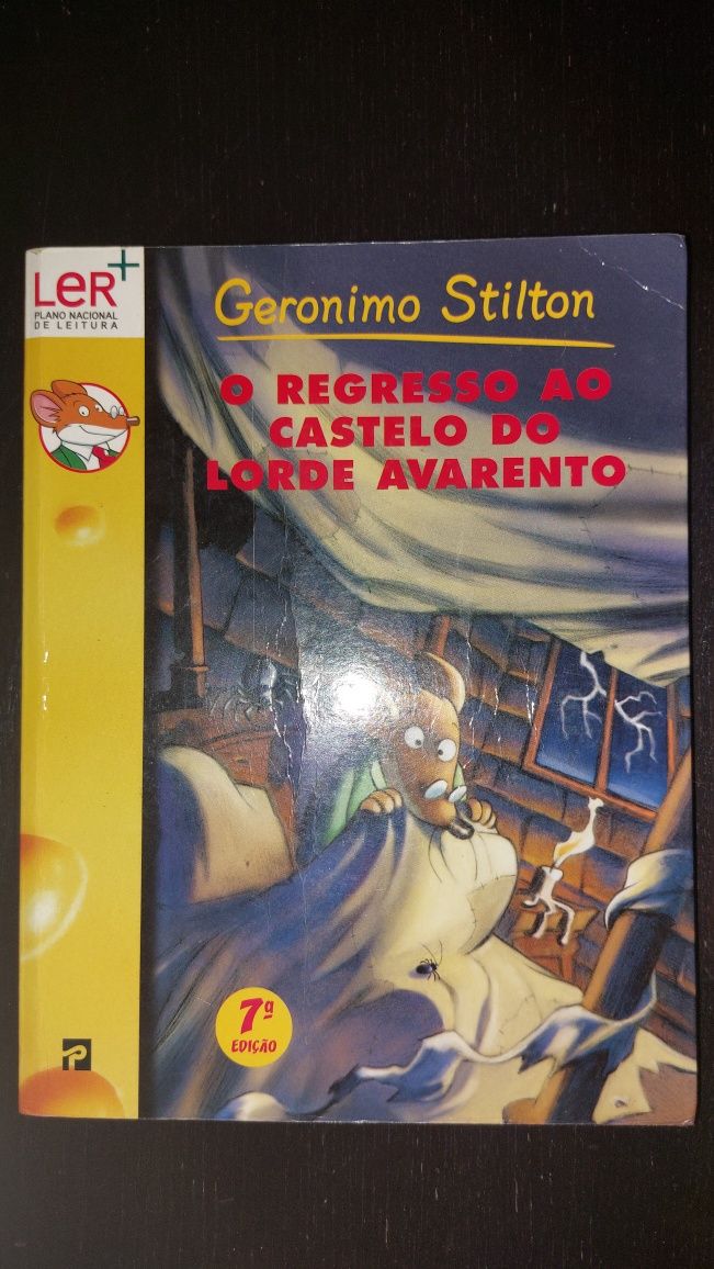 Livros Geronimo Stilton e Tea Stilton