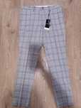 Spodnie garniturowe męskie JACK JONES w kratę eleganckie wesele 32/32
