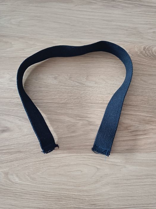 Granatowy materiałowy pasek do torby 77 cm x 4 cm