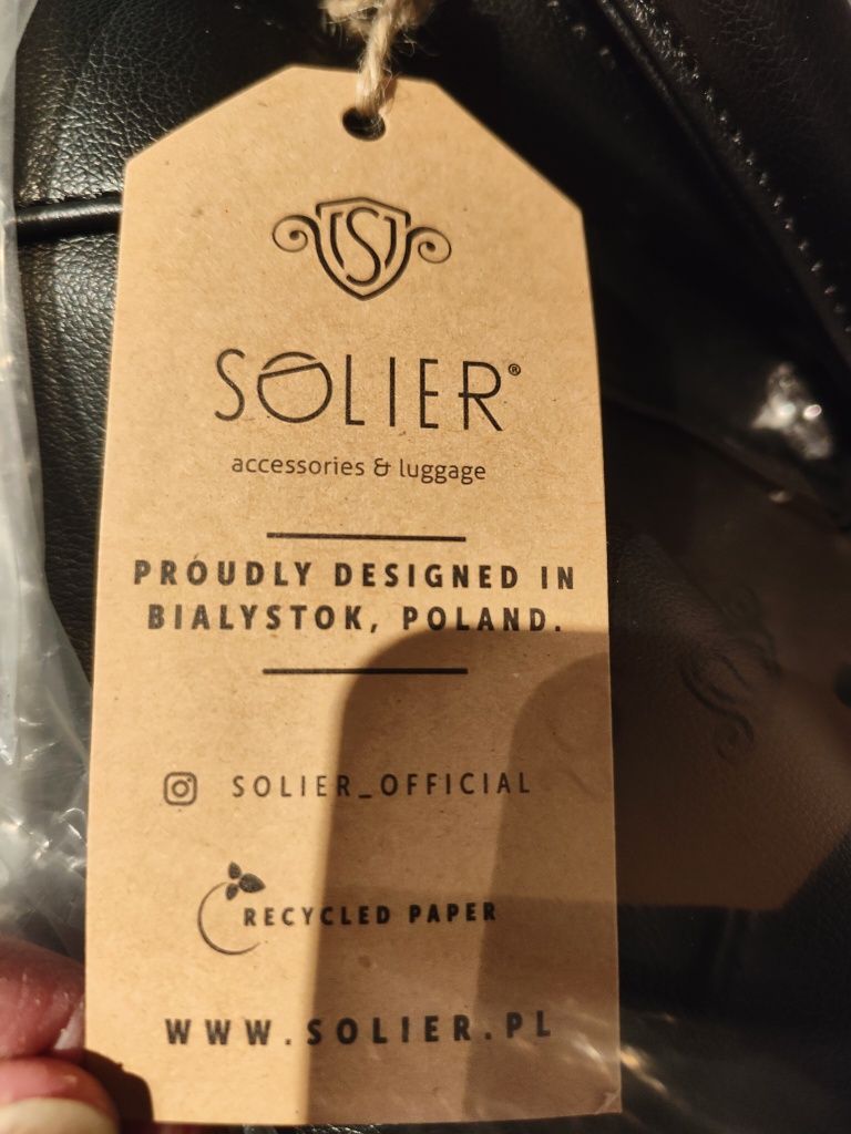 Torba podróżna podręczna KEMER SOLIER S16 Czarna