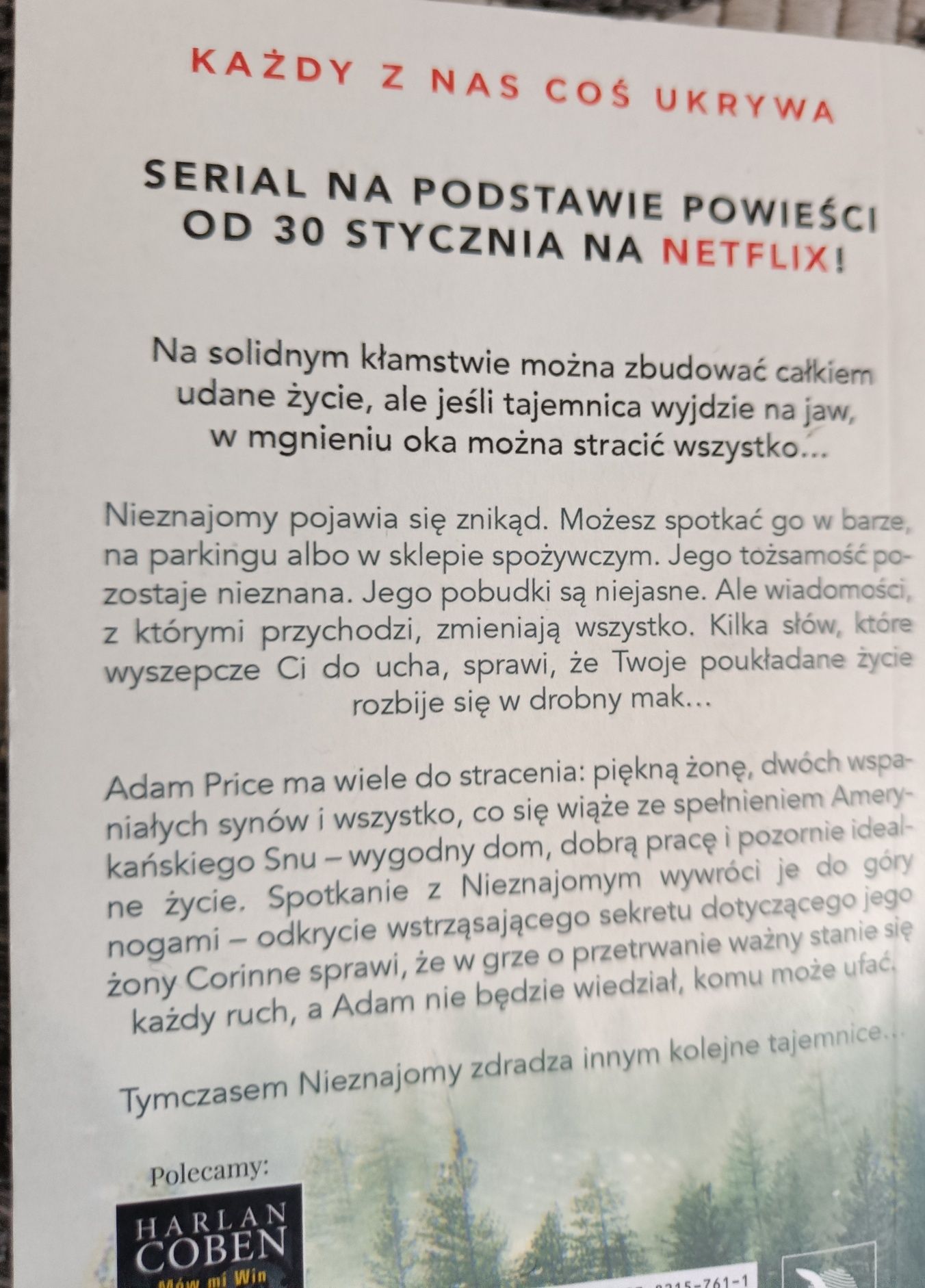 Harlan Coben Nieznajomy książka nowa