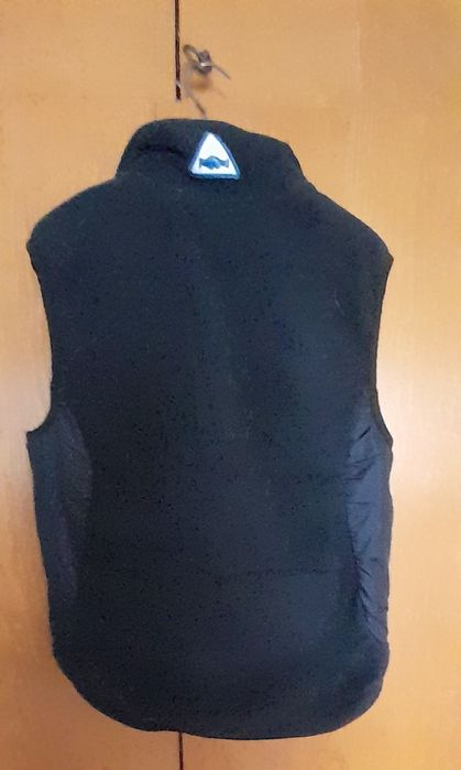 флисовый жилет универсальный синего цвета