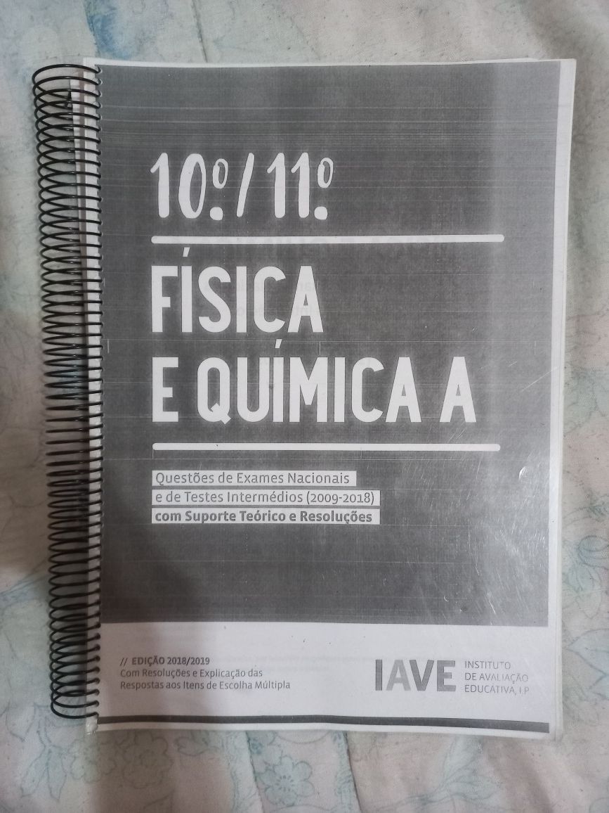 Manual com todos os exames de Físico e Química (2009 a 2018)