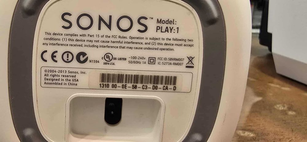 Głośnik Sonos Play 1