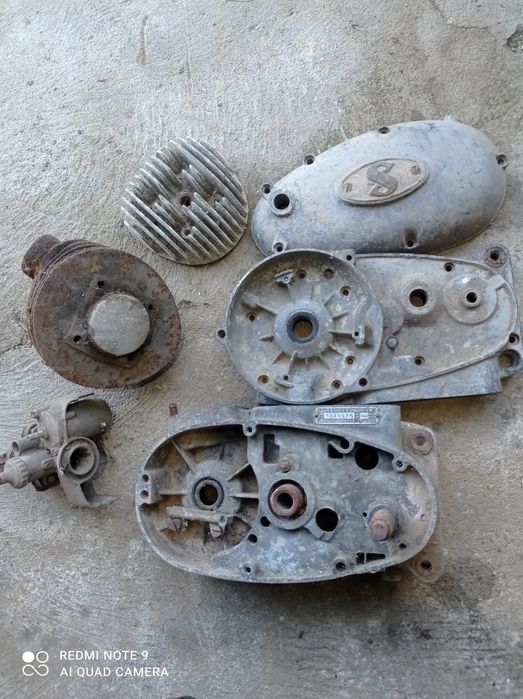 Hércules Sachs 125,  peças motor