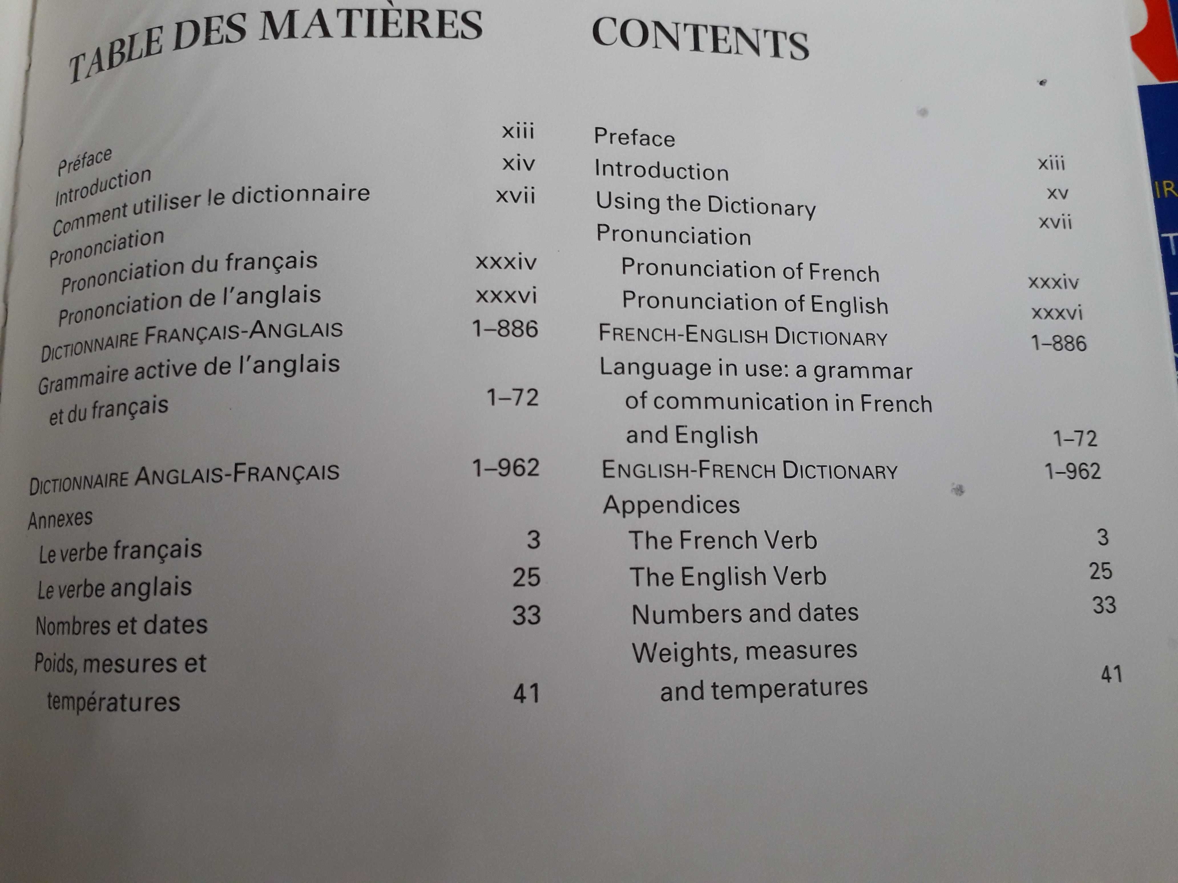 Słownik LE ROBERT& COLLINS SENIOR French English - English French