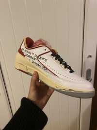 Air Jordan 2 x Off-White Retro Low SP White Red