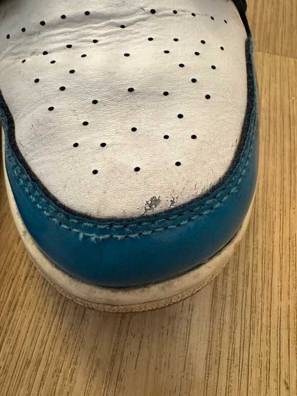 Nike Air Jordan 1 Low Barcelona GS size 38,5 blue white sneakersy buty