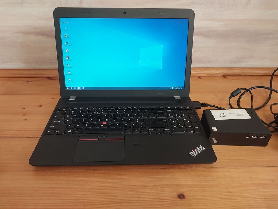 Laptop LENOVO E550 i7-5500/16gb RAM,Win 10 +Stacja dokująca zestaw