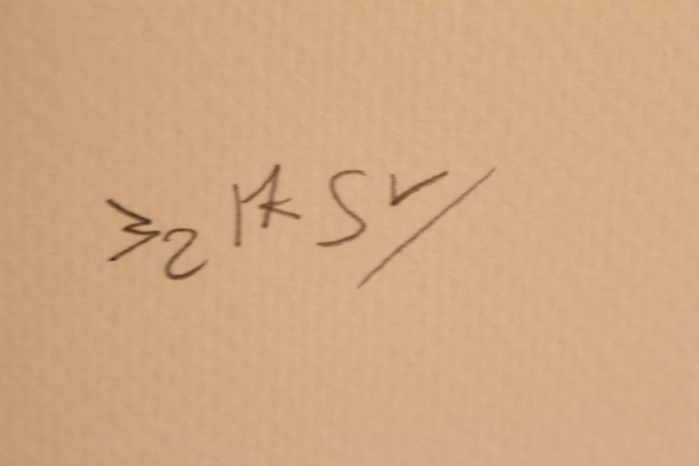 Banksy Litografia Numerada e Assinada a lápis pelo Artista 50x35 cm