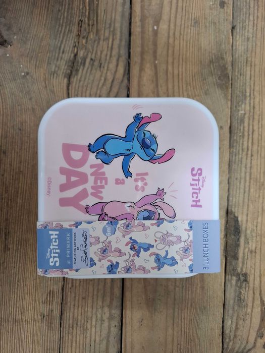 Zestaw 3 śniadaniówek, Stitch, nowe, z Primarku