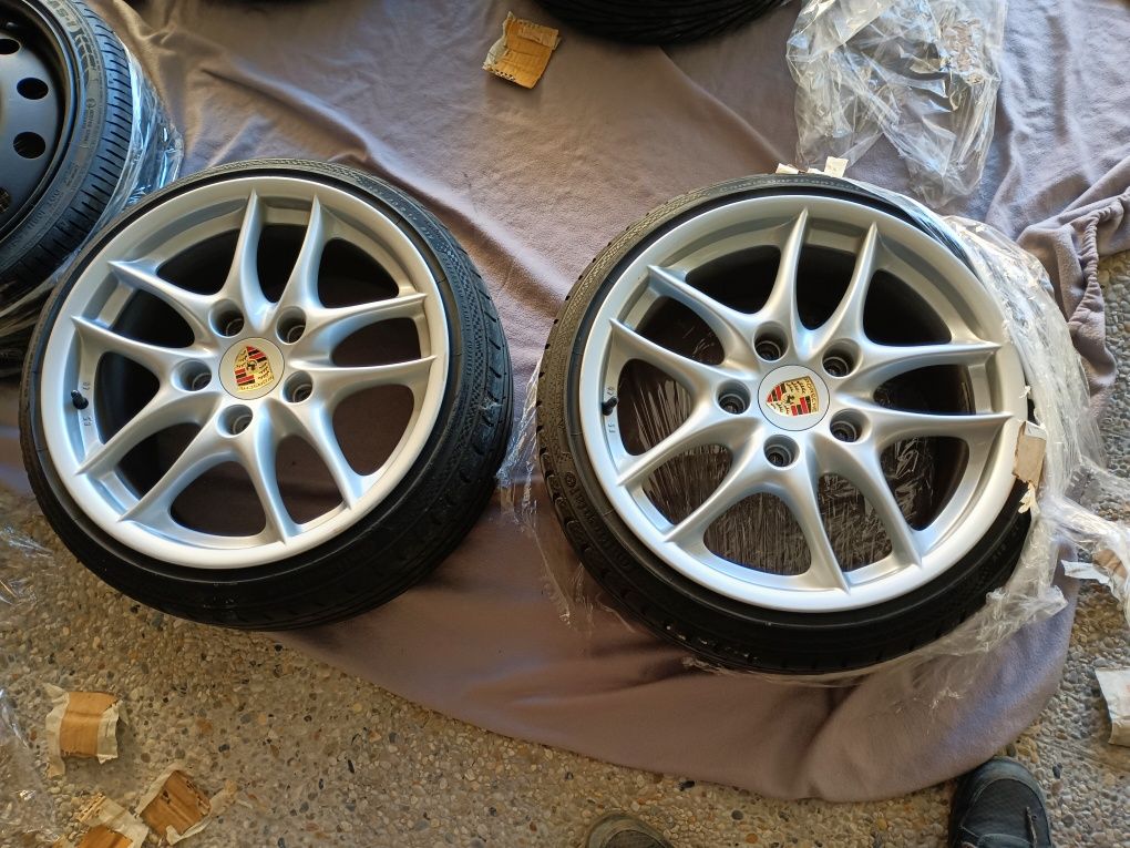 Jantes Porsche R17 com conversores 4x100