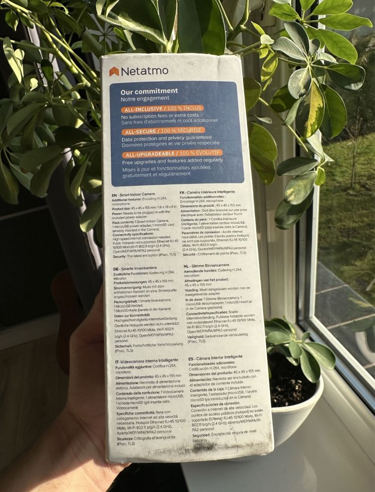 Kamera IP wewnętrzna Netatmo Welcome