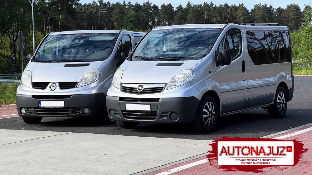 Wynajem - wypożyczenie busów 9-osobowych oraz przyczep kampingowych!