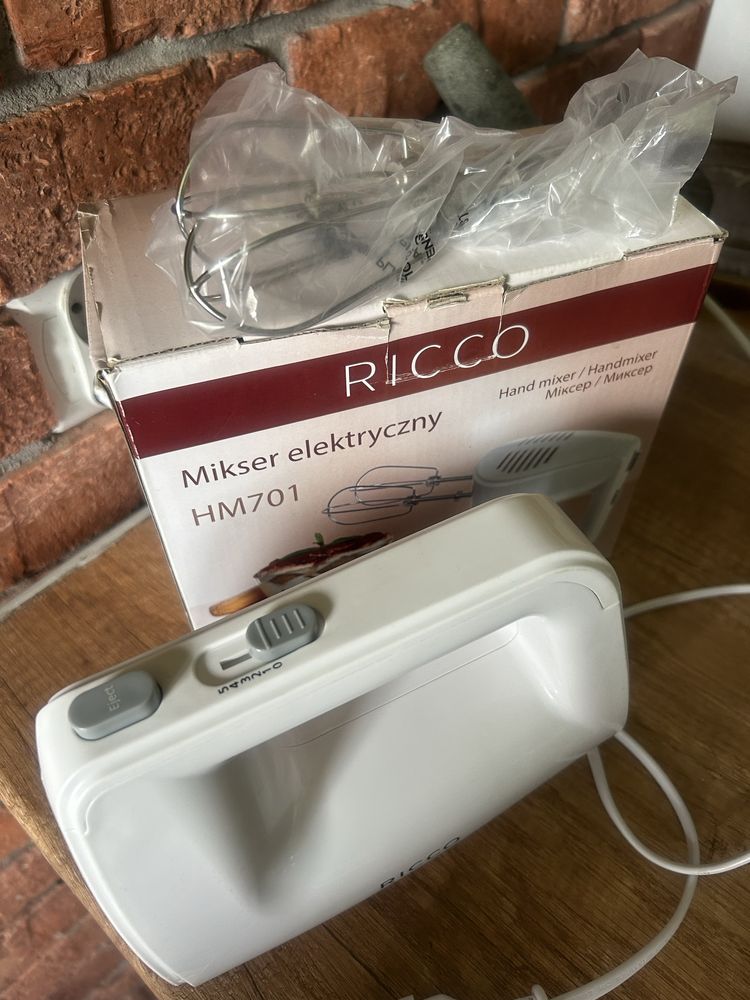 Nowy mikser reczny Ricco zestaw 100% sprawny prezent