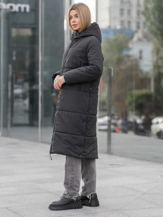 Жіноча зимова куртка Staff blum long black