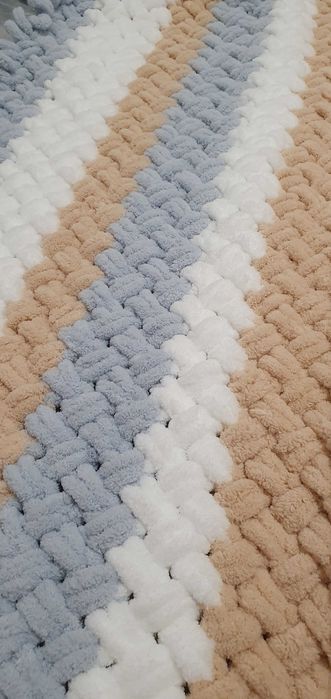 Pled kocyk dla noworodków ręcznie robiony