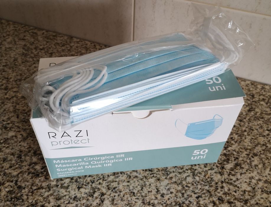 Máscaras cirúrgicas caixa 50