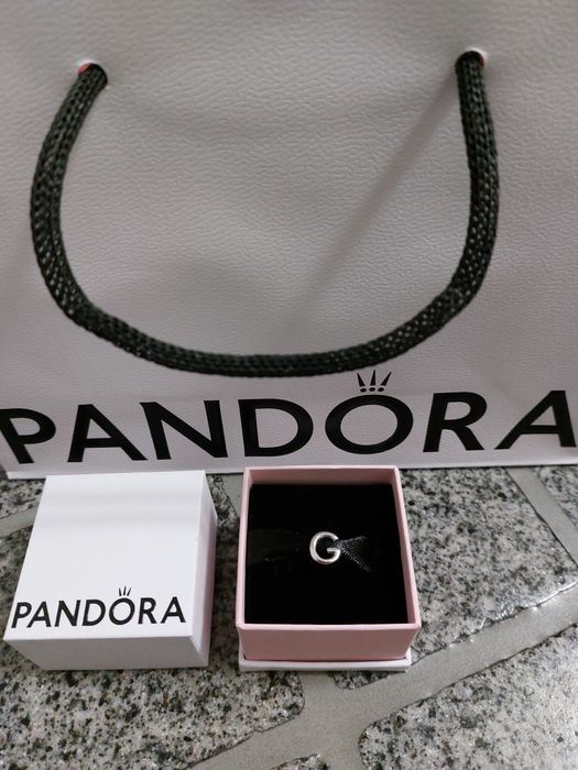 Новая бусина шарм намистина пандора pandora буква G