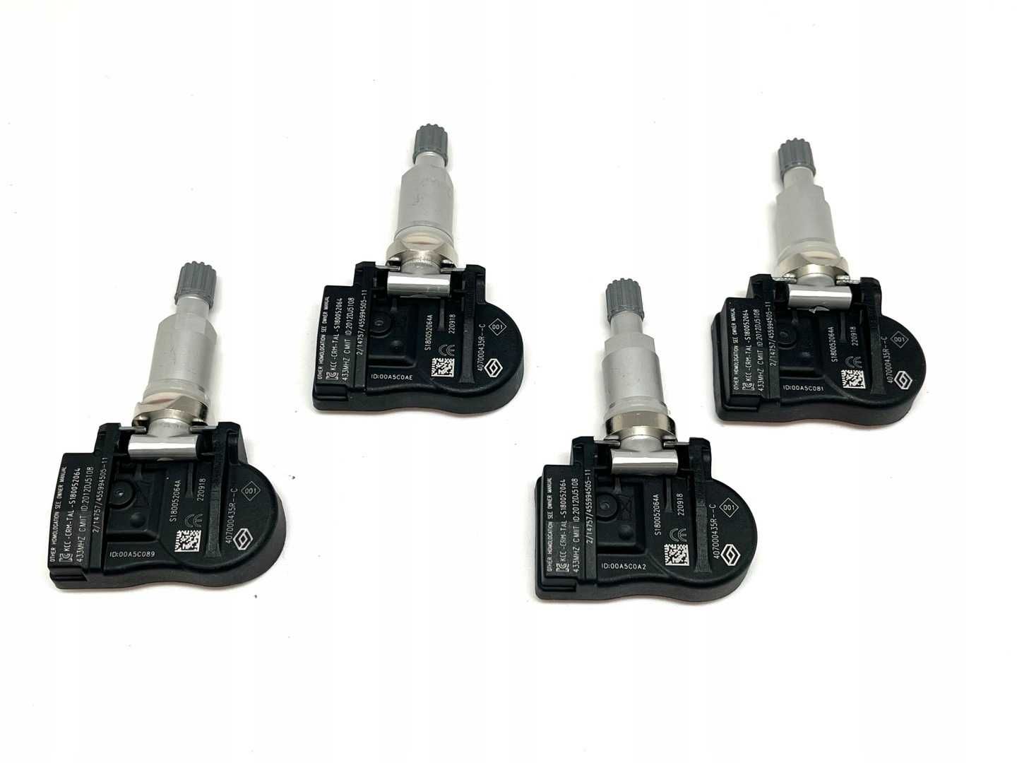 4x czujniki ciśnienia TPMS RENAULT Megane Scenic Laguna 40700.0435R