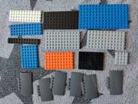 Lego поштучно. Базовые плиты , лестница окна двери, детали лего