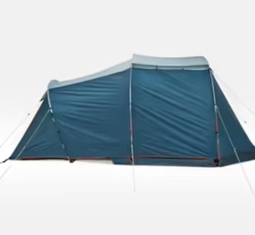 Tenda Decathlon com quarto e sala