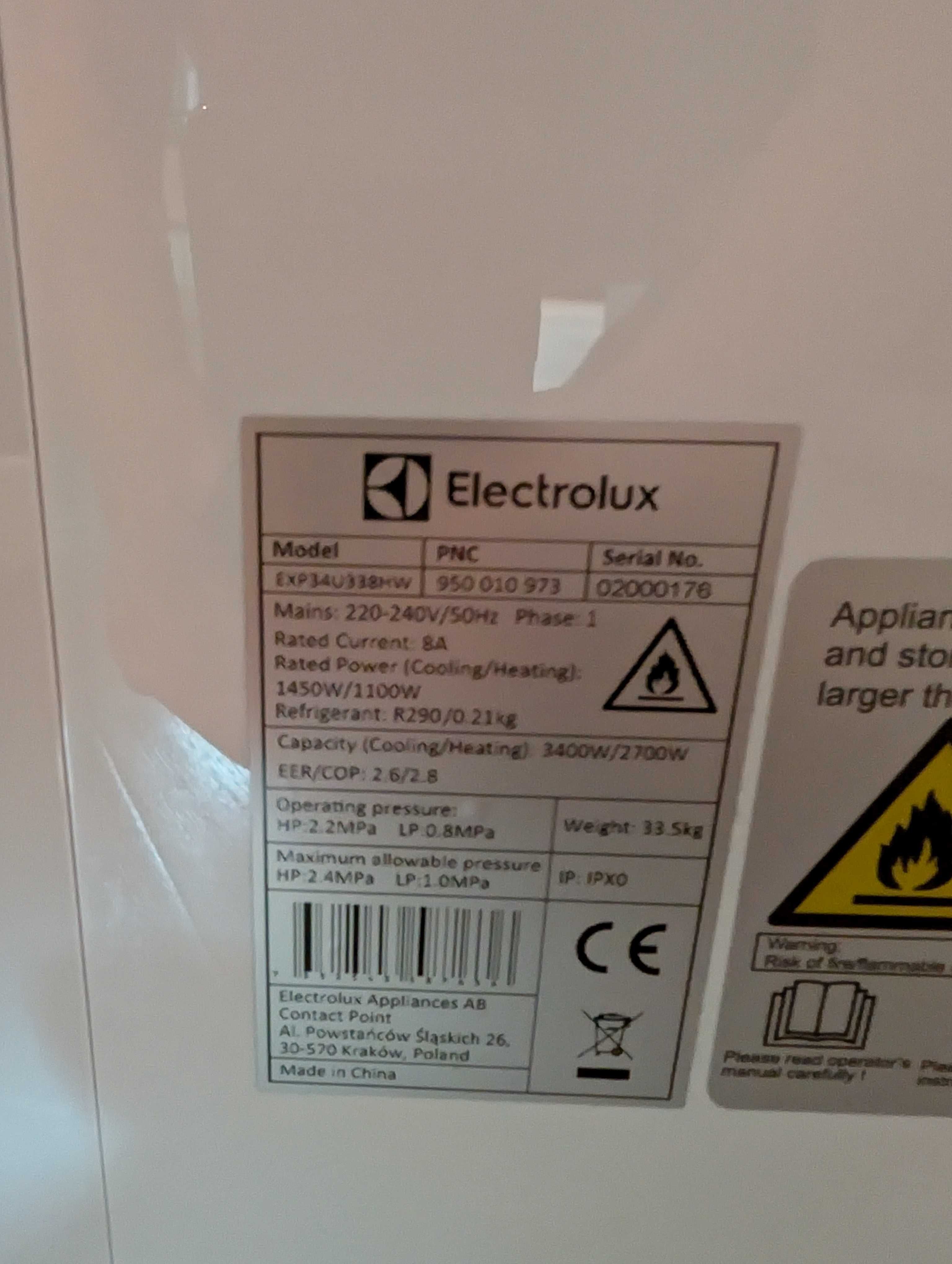 klimatyzator przenośny Electrolux EXP34U338HW (4w1)